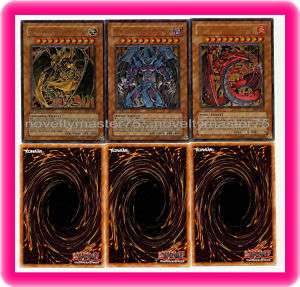 YuGiOh GX God Cards Uria,Raviel,Hamon Mint _MAKEOFFER_  