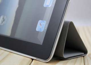 Newest Korea Slim Smart Cover Back Case for iPad 2 Gray  