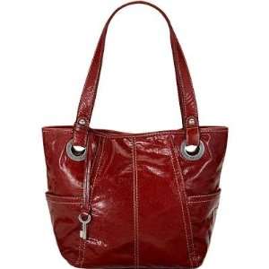  Fossil Hathaway Glazed Leather Tote 