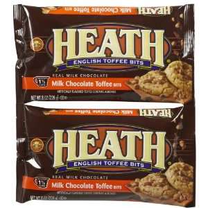 Hersheys Heath Milk Chocolate Toffee Baking Bits 8 oz   2 pk.  
