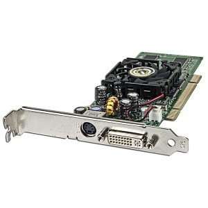  EVGA e GeForce FX5500 128MB DDR PCI DVI Video Card w/TV 