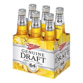 Miller Genuine Draft 64 oz. Bottle Beer, 6 pkOpens in a new window
