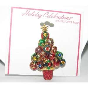 Christopher Radko Christmas Tree Pin
