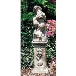  Campania International Pan Column Cast Stone Pedestal For 