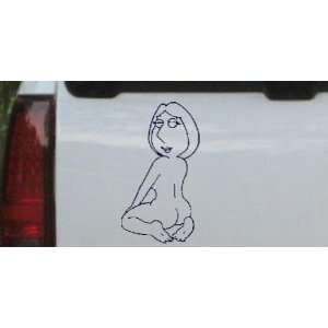 Navy 10in X 5.6in    Sexy Family Guy Lois Car Window Wall Laptop Decal 