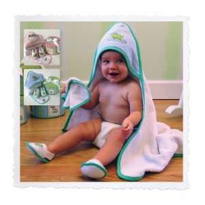  Finley the Frog Four Piece Hat Box Bath Time Gift Set 