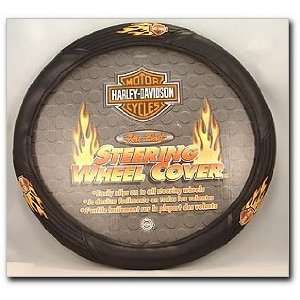   6370 Harley Davidson Fire Ball Style Steering Wheel Cover: Automotive