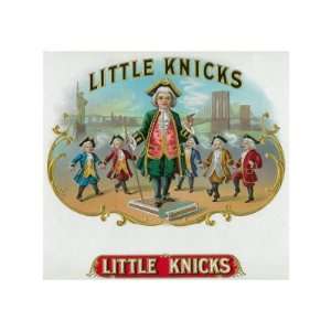  Little Knicks Brand Cigar Box Label Giclee Poster Print 