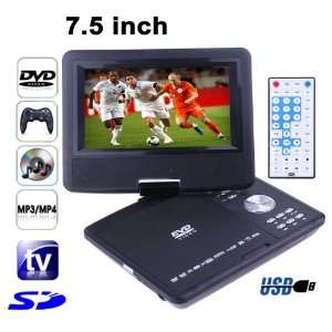  Goldensusnky 7.5 inch TFT LCD Portable DVD with TV & Game 