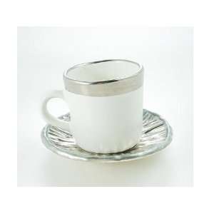  Michael Wainwright Giotto Platinum Cup and Saucer: Home 