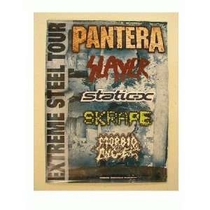  Pantera Slayer Morbid Angel Static X Skrape Poster 