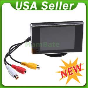 Mini 3.5 TFT LCD Color Screen Car Video Rearview Monitor Camera DVD 