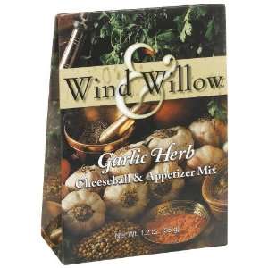 Wind & Willow Garlic Herb Cheeseball, 1.2 Ounce Boxes  