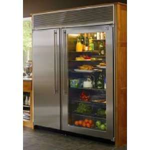   Interior   Glass Refrigerator Door With Custom Wood Panel Ready Doors