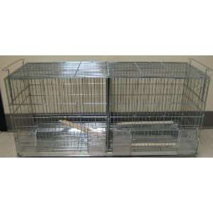 Stack and Lock Double Breeder Cage Bird Breeding Cage With 