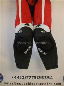   Red Motorcycle Race Leathers Eu 54 UK 44 VGC Top Quality Suit  