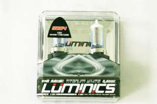 LUMINICS 9004 HB1 Titanium White 5500K 65/45W Head/Fog Light Bulbs 