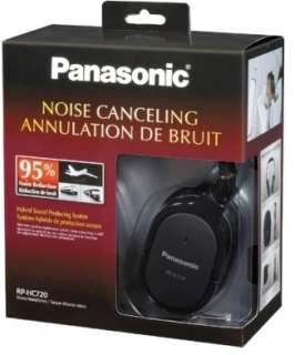  Panasonic RP HC720 K Over Ear Headphones Noise Canceling 