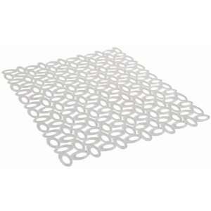 Orka Large White Lace Sink Mat 15x13: Home & Kitchen