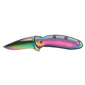 Kershaw Ken Onion Rainbow Chive Pocket Knife with Speed Safe  