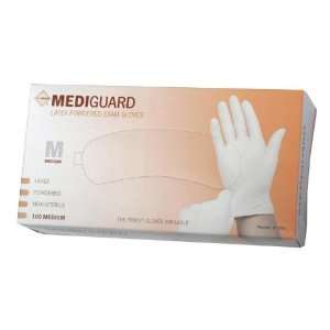  MediGuard Powdered Latex Exam Gloves Case Pack 2 