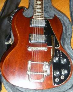 VINTAGE 1971 GIBSON SG DELUXE STEREO ELECTRIC GUITAR rare player 
