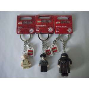  Bundle of 3  Harry Potter & Friends Lego Keychain Set 
