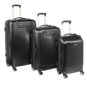   Luggage Silhouette 12 Hs 3 Pc Nest (Sp22/26/30) Wheeled Luggage Black