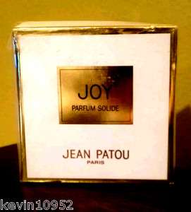 JEAN PATOU PARIS JOY PARFUM SOLIDE .14 OZ. VERY RARE FACTORY SEALED 