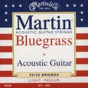  C.F. Martin Bluegrass Acoustic Guitar 80/20 Bronze Wound 