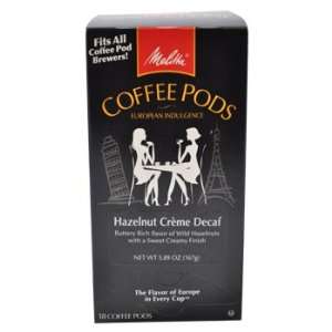  Melitta OneOne Hazelnut CrFme Decaf Coffee Pods 18ct 