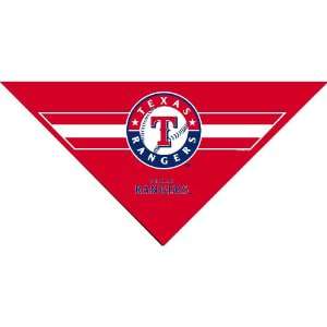  Texas Rangers Pet Dog Baseball Jersey Bandana M/L Pet 