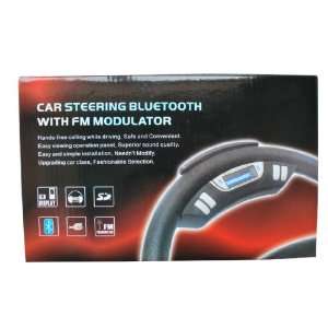 Car Steering Bluetooth with FM Modulator   Hands Free Calling While 