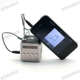   TF USB Mini Speaker Music Player Portable FM Radio Stereo PC  IP20