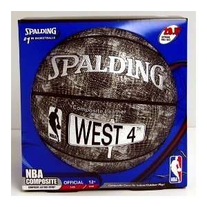  Spalding Official West 4th Ball NBA Basketball