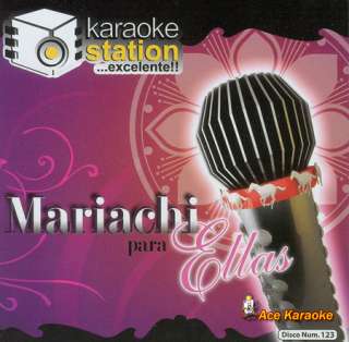 Karaoke Station KSA 123   Mariachi Para Ellas Spanish CDG 