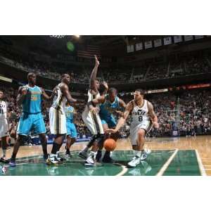  New Orleans Hornets v Utah Jazz Deron Williams and David 