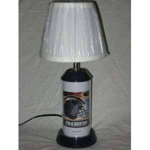 SAN DIEGO CHARGERS 17 High VANITY TABLE LAMP / NIGHT LIGHT Base with 