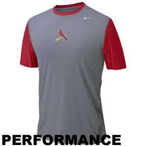  Nike St Louis Cardinals Slate Pro Core Training Top 