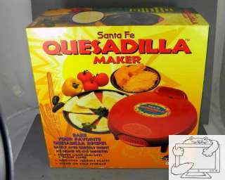 Salton QMSFR Santa Fe Quesadilla Maker NIB  