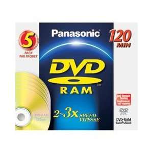  Panasonic DVD RAMs (LM AF120LU5)