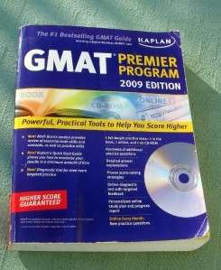 2009 Kaplan GMAT Premier Program (Book & NEW CD ROM)  