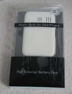 Dual USB 5000mAH External Battery Portable Emergency charger 4 iPhones 