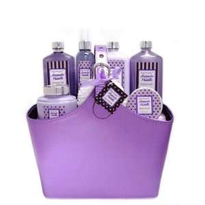    Effortless Luxury Lavender Vanilla Spa Set Gift Basket Beauty