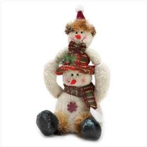  Seated Snowman Plush Toy