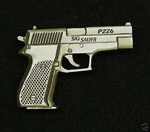 Empire Pewter Sig Sauer P226 Handgun Pewter Pin  