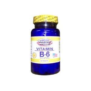 American Natural Vitamin B6 50 mg 60 tablets Hormonal Balance Immune 