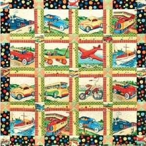  Michael Millers Transportation Quilt Kit Top Only By The 