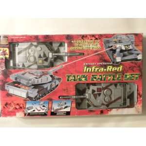  Battery Operated Infra Red Tank Battle Set Toys & Games