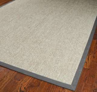 Hand woven Marble/Grey Sisal Carpet Area Rug  